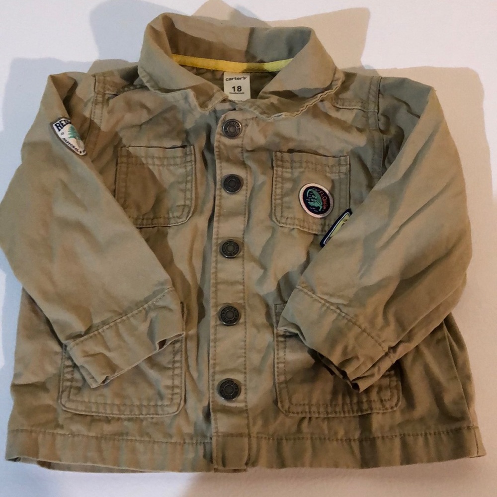 Carter’s spring khaki jacket size 18month